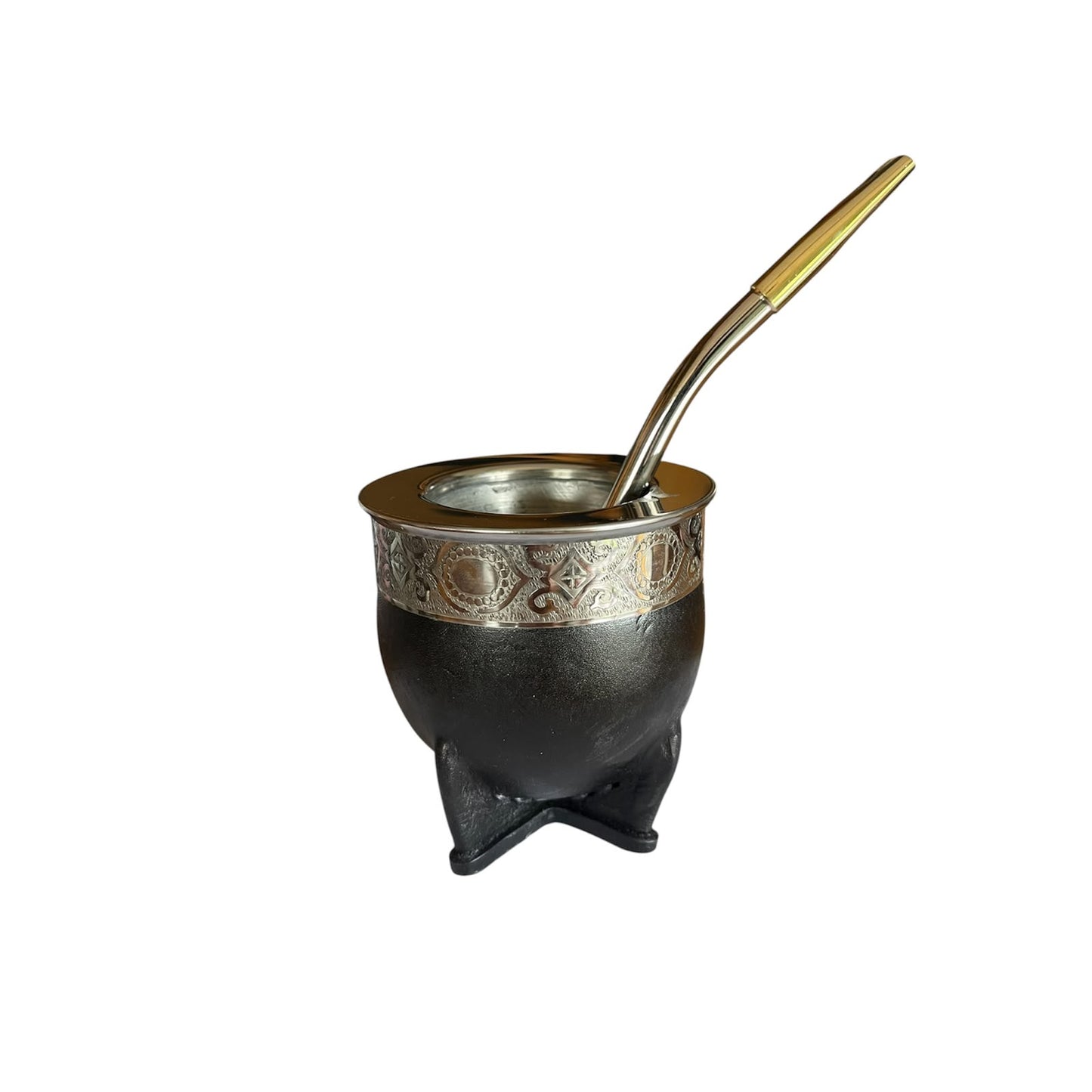 Mate Imperial Acero Inoxidable más Bombilla de Alpaca El Buen Pastor