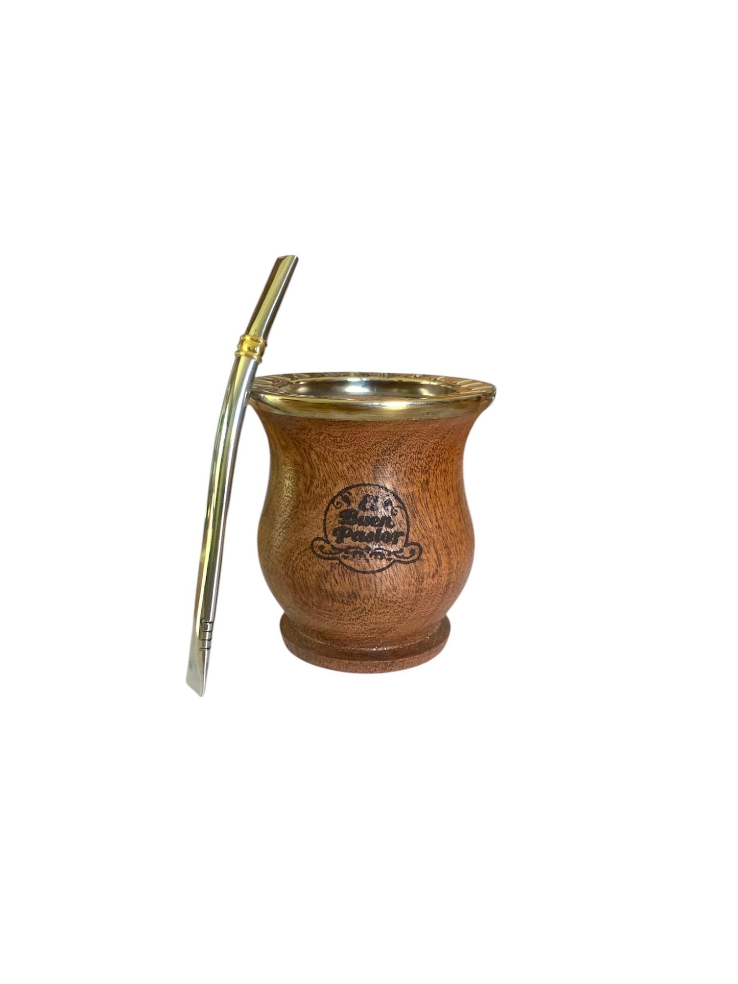 Mate Camionero Madera Algarrobo Virola de Alpaca