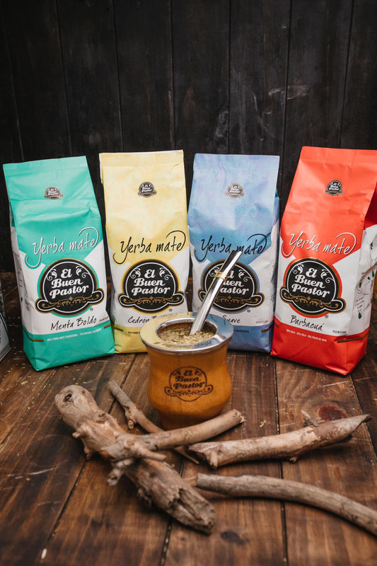 Pack 4 Variedades Yerba Mate El Buen Pastor 500 G