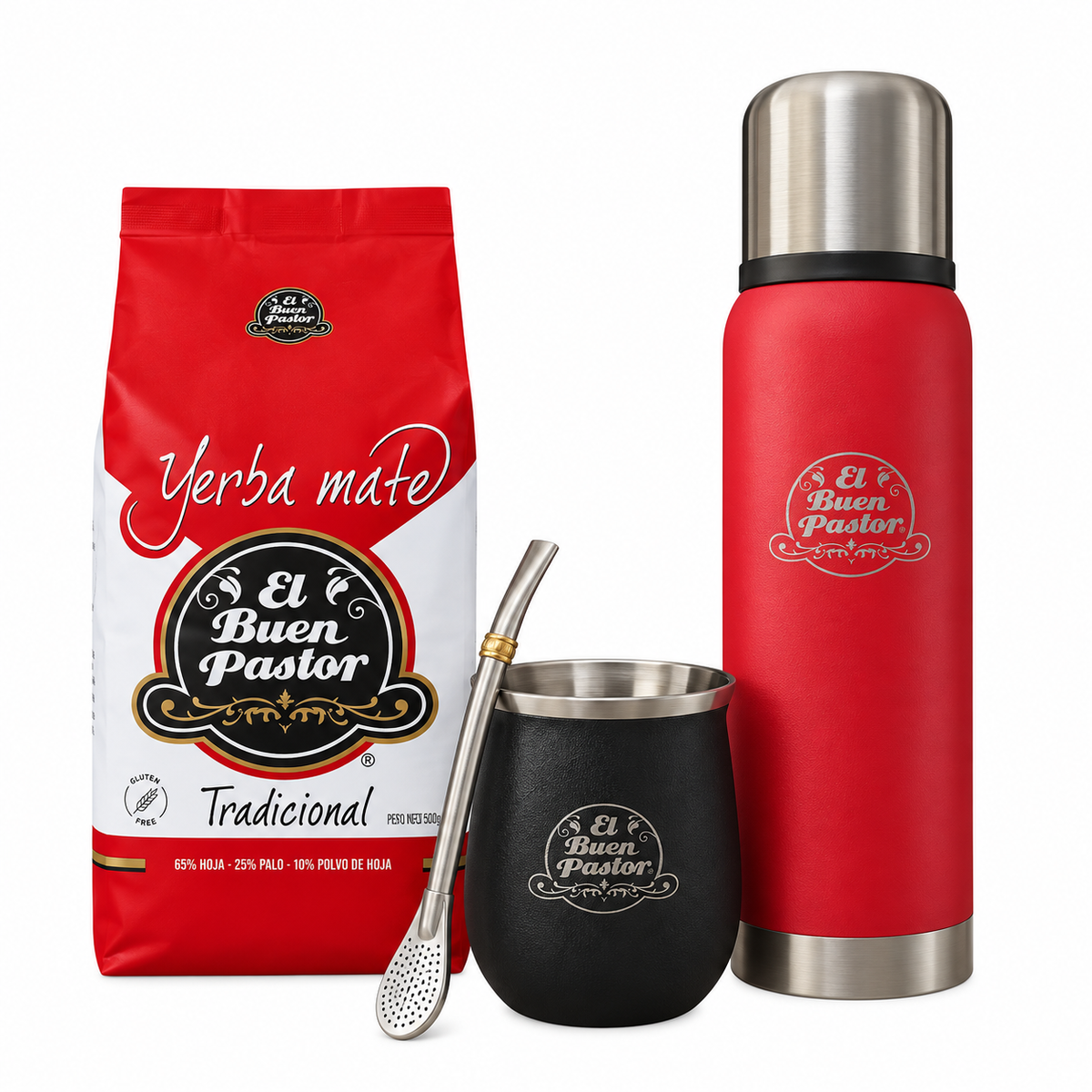 Set Matero Acero Inoxidable El Buen Pastor