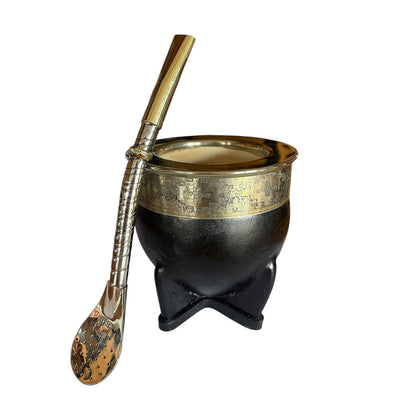 Mate Imperial de Calabaza más Bombilla de Alpaca El Buen Pastor