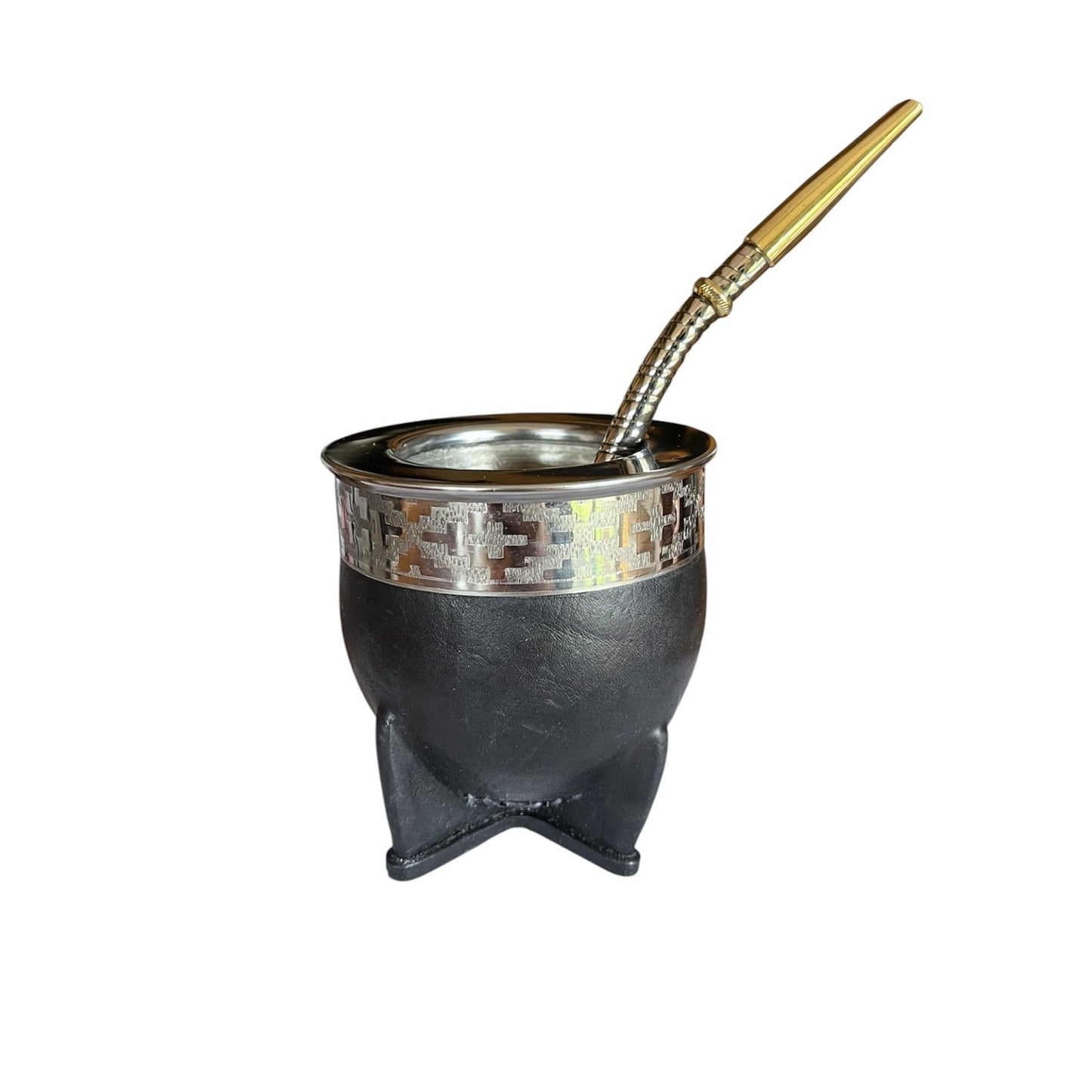Mate Imperial Acero Inoxidable más Bombilla de Alpaca El Buen Pastor