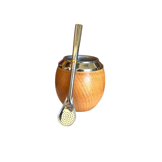 Mate Torpedo de Madera Algarrobo mas Bombilla