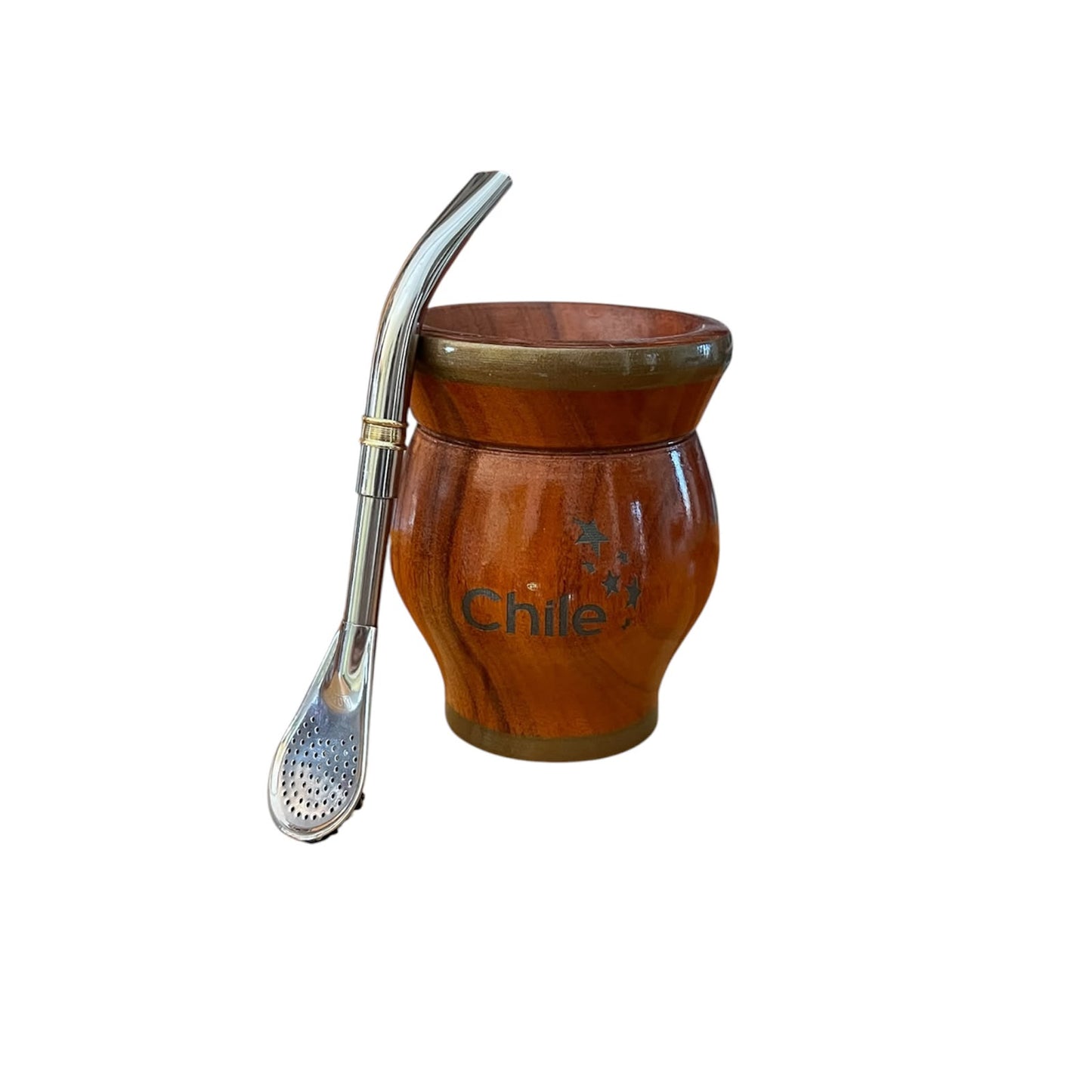 Mate de Madera CURUPAY mas Bombilla