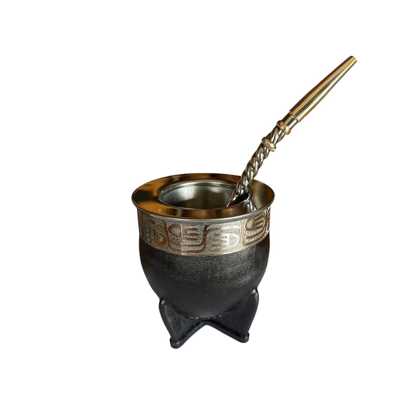 Mate Imperial Acero Inoxidable más Bombilla de Alpaca El Buen Pastor