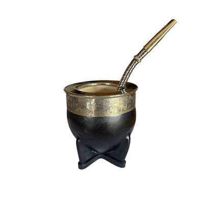 Mate Imperial de Calabaza más Bombilla de Alpaca El Buen Pastor