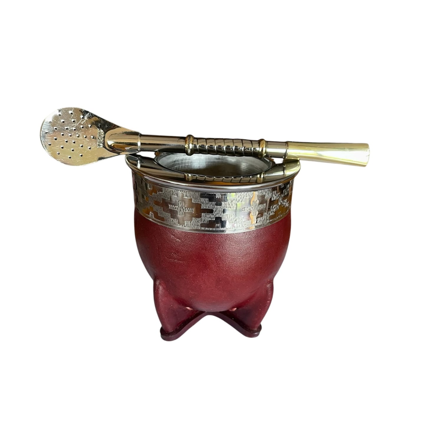 Mate Imperial Acero Inoxidable mas Bombilla de Alpaca El Buen Pastor