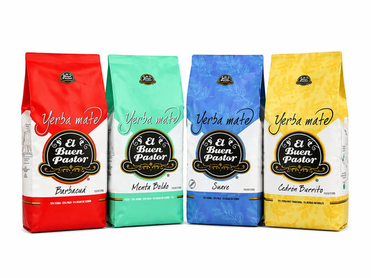 Pack 4 Variedades Yerba Mate El Buen Pastor 500 G