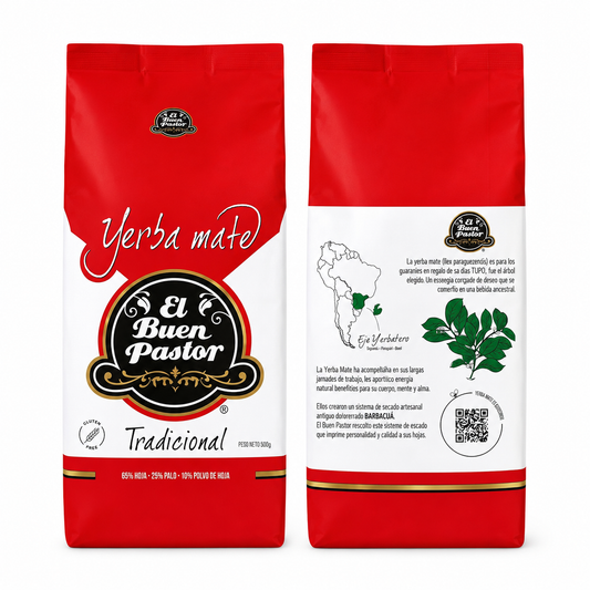 Yerba Mate Tradicional Barbacuá El Buen Pastor 500 G