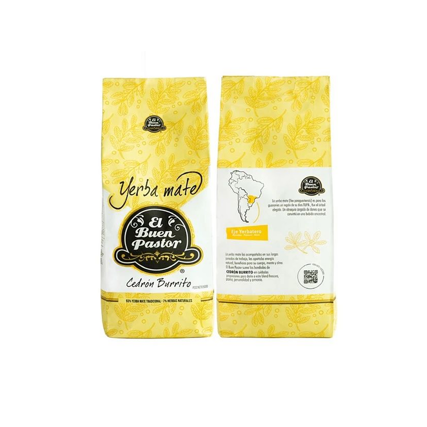Yerba Mate Cedrón Burrito El Buen Pastor 500 G libre de gluten