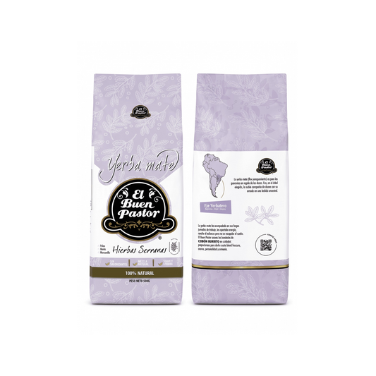 Yerba Mate Hierbas Serranas El Buen Pastor 500g libre de gluten