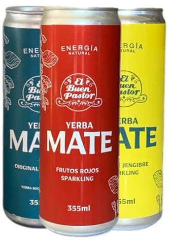 Pack x 3 Uni Bebida Energizante Natural Surtidas El Buen Pastor 355ml