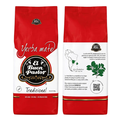 Yerba Mate Tradicional Barbacuá El Buen Pastor 500 G libre de gluten