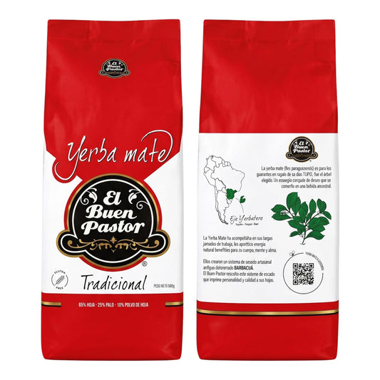 Yerba Mate Tradicional Barbacuá El Buen Pastor 500 G