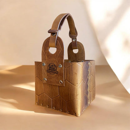 Canasta Matera Color Camel con Correa Ajustable | El Buen Pastor (recomendada)