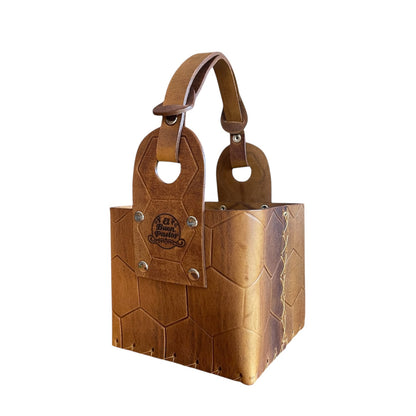 Canasta Matera Color Camel con Correa Ajustable | El Buen Pastor (recomendada)