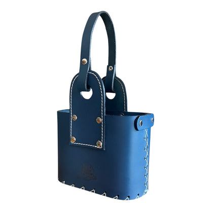 Canasta de Cuero 2 Compartimientos El Buen Pastor