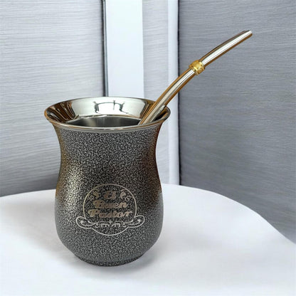Mate Acero Inoxidable Gris Grafito El Buen Pastor