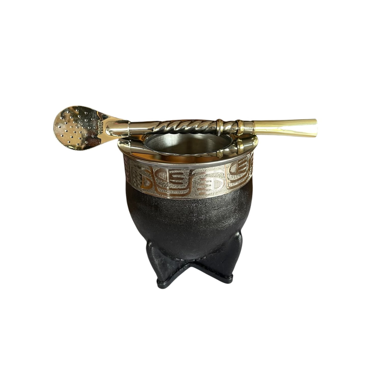 Mate Imperial Acero Inoxidable más Bombilla de Alpaca El Buen Pastor