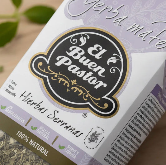 Yerba Mate Hierbas Serranas El Buen Pastor 500g libre de gluten
