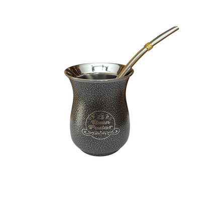 Mate Acero Inoxidable Gris Grafito El Buen Pastor