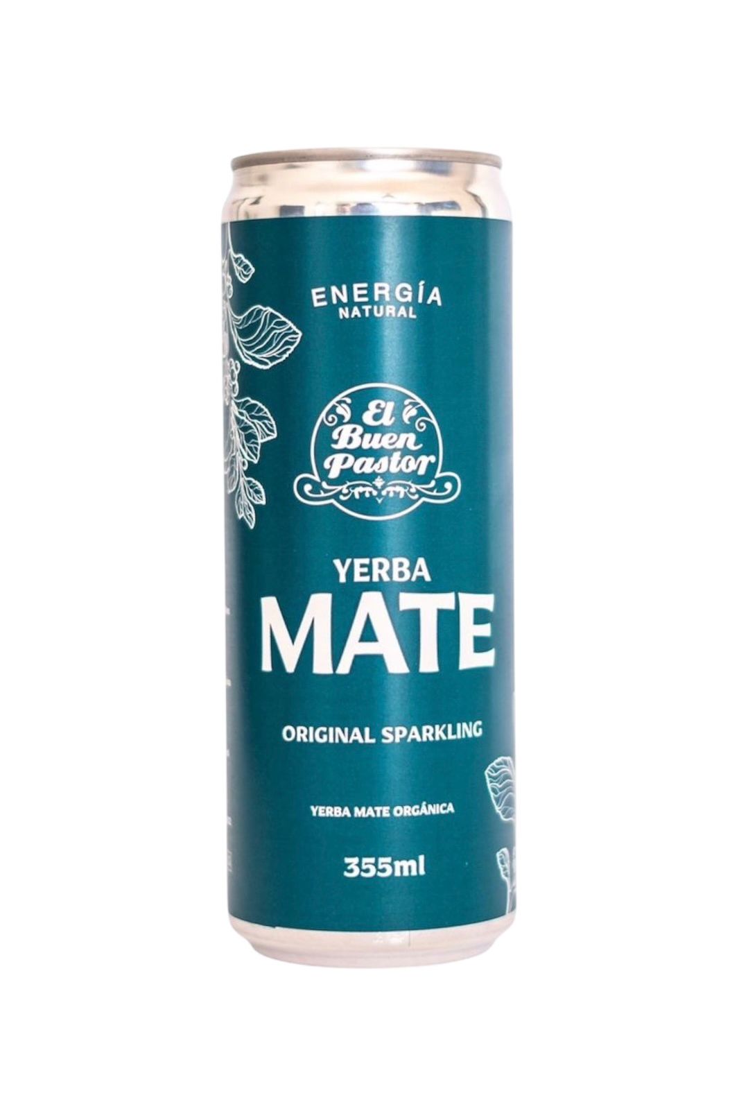 Bebida Energizante Natural Yerba Mate Tradicional El Buen Pastor 355ml