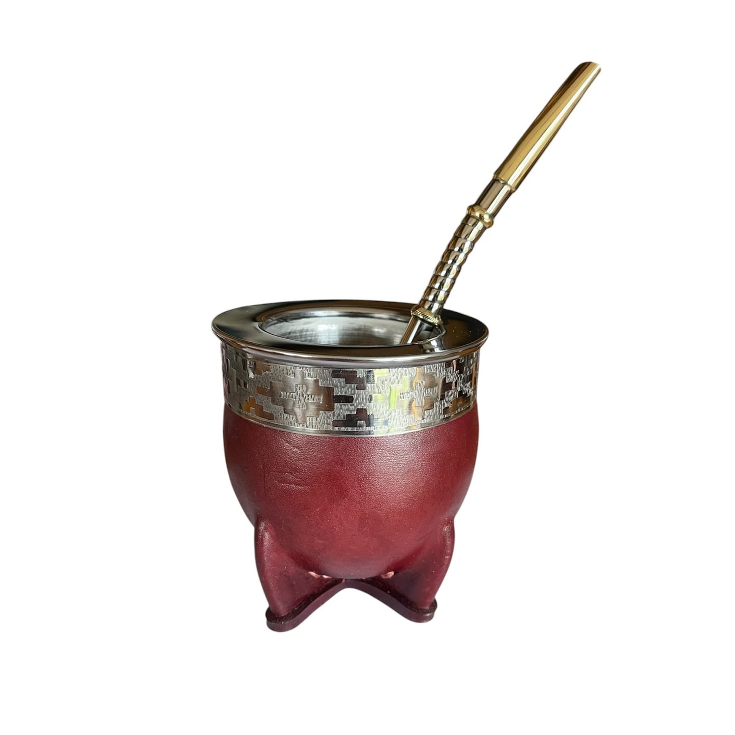 Mate Imperial Acero Inoxidable mas Bombilla de Alpaca El Buen Pastor